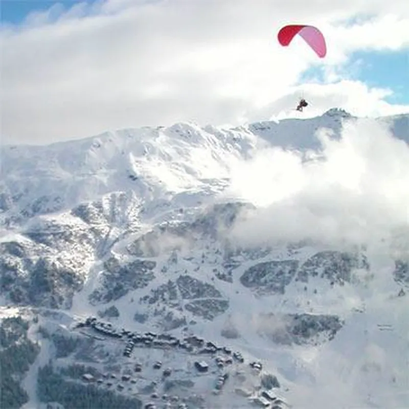 Baptême en Parapente à Skis à Courchevel