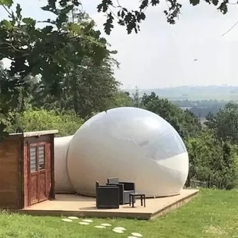 Nuit en bulle près de Lyon