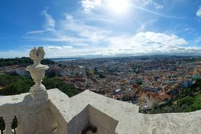 Église Notre-Dame-de-Grâce : Accès au point de vue de la terrasse