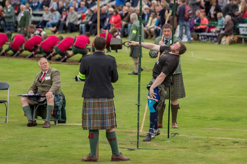 Visite des Highland Games