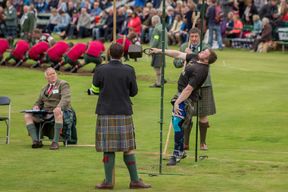 Visite des Highland Games