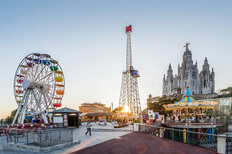 Zone panoramique du Tibidabo : Entrée + Cuca de Llum & Accès TibiBus