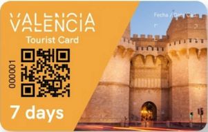 Valencia Tourist Card 7 jours (transport non compris)