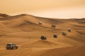 Dubaï : Premium Sunset Safari, Quad Bike, Sandboard + BBQ Dinner