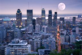 Montréal : Tour panoramique de nuit + billet d'entrée à La Grande Roue de Montréal