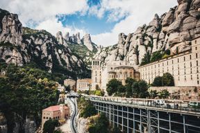 Montserrat : Visite depuis Barcelone en train de montagne & Vierge noire (matin)