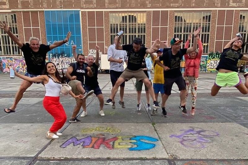 Visite à vélo des joyaux cachés et du street art d'Amsterdam