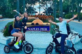 Visite en tricycle électrique à Naples en Floride - Du plaisir pour toute la famille !