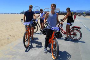 Visite en vélo électrique en petit groupe de Santa Monica et Venice Beach
