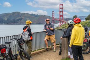 Visite guidée à vélo ou à vélo électrique du Golden Gate Bridge de San Francisco à Sausalito