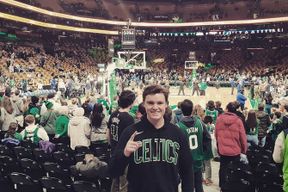Match de basketball des Celtics de Boston au TD Garden