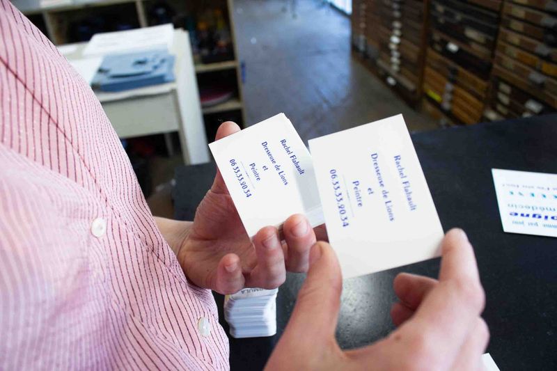 Atelier - Imprimez vos cartes de visite