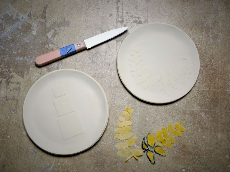 Atelier - Modelez et décorez à la gravure vos deux d'assiettes