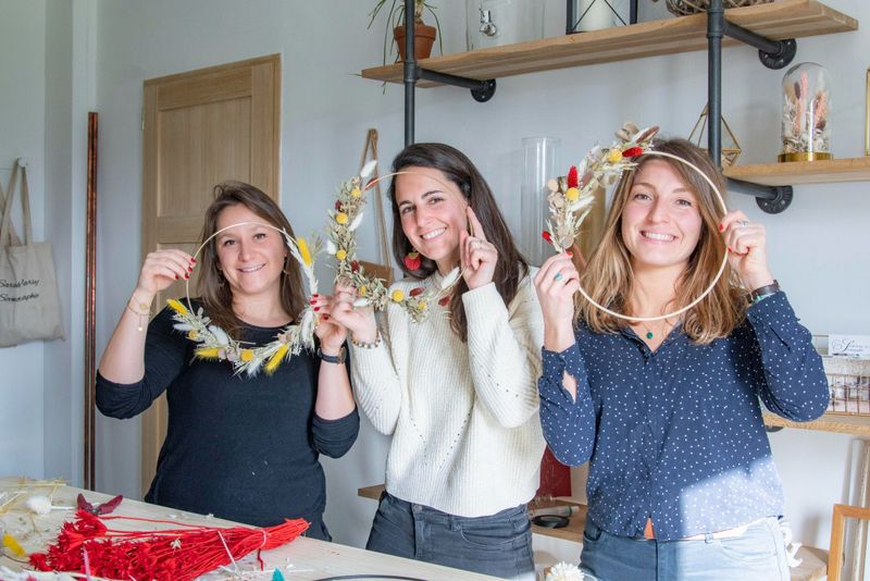 Atelier - Créez votre couronne de fleurs séchées