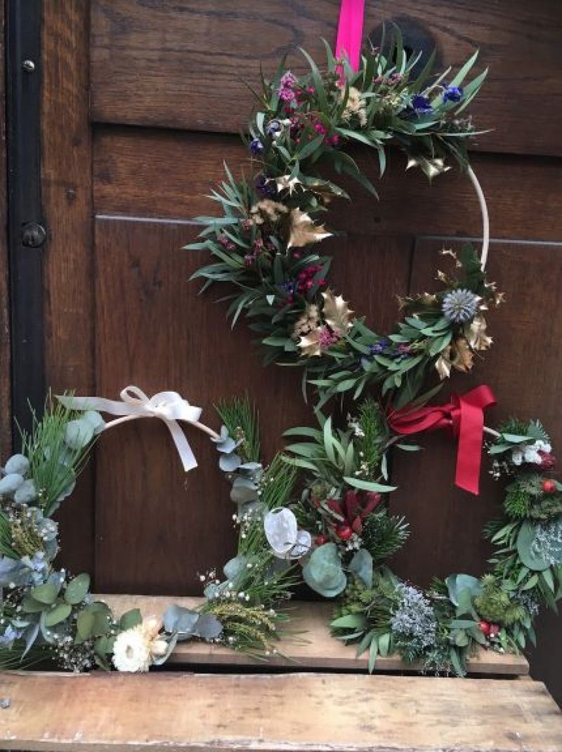 Atelier - Réalisez votre couronne murale en fleurs séchées