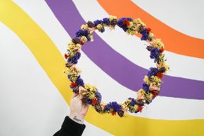 Atelier - Réalisez votre couronne murale en fleurs séchées