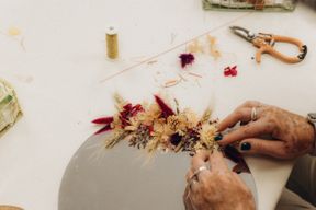 Atelier - Réalisez votre miroir fleuri