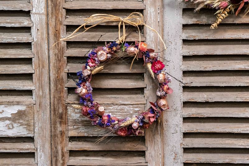 Atelier - Créez votre couronne de fleurs séchées